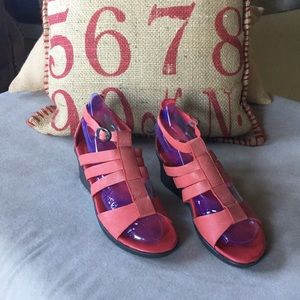 Keen Red Victoria wedge Sandals 8.5